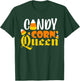 Candy Corn Queen Costume Halloween Cute Kawaii Crown Girls T-Shirt - T-Shirt | Forest