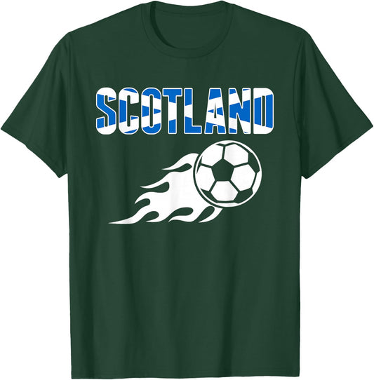 Scotland Soccer Fans Jersey - Scottish Flag Football Lovers T-Shirt - T-Shirt | Forest