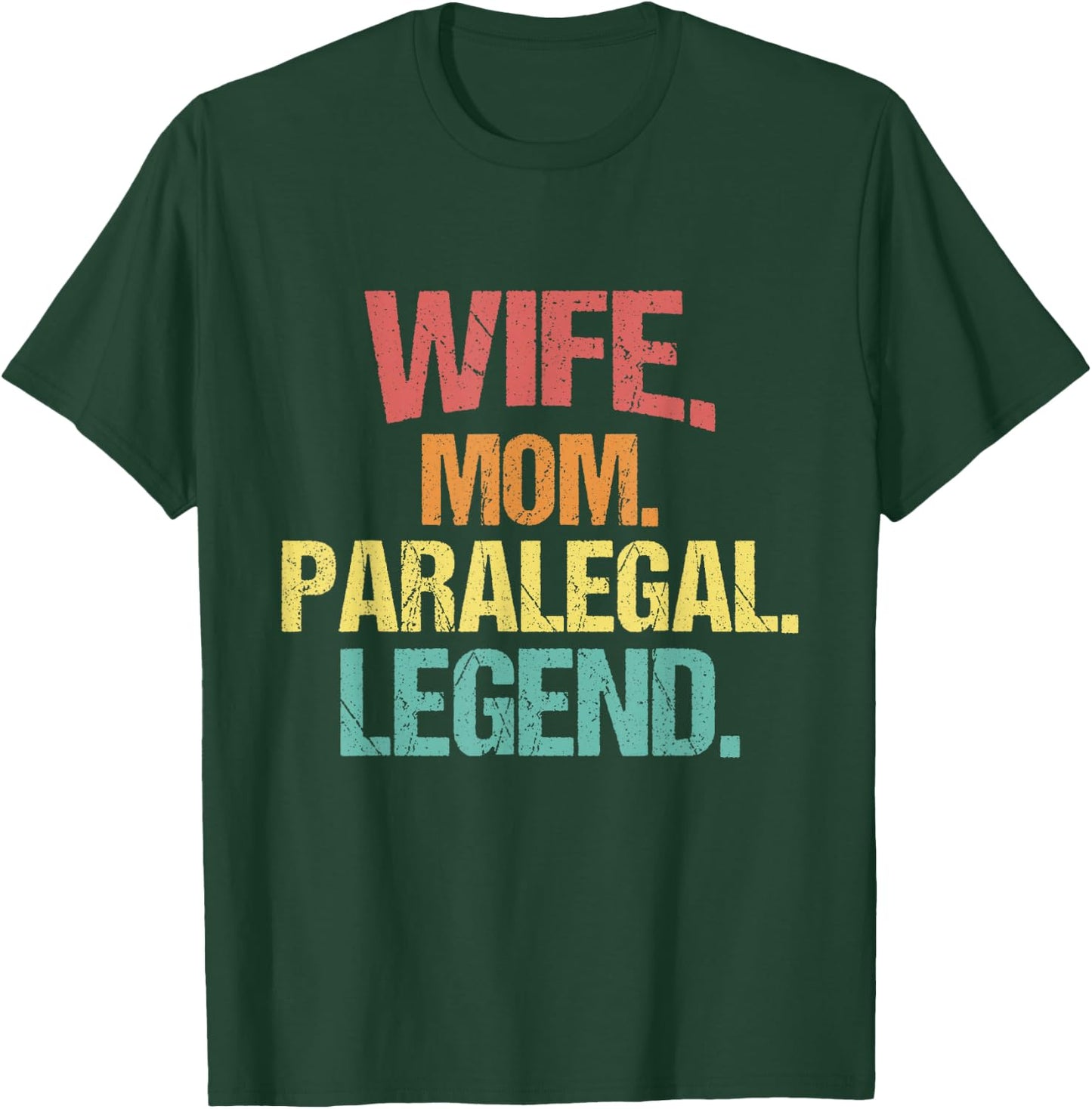 Paralegal Mom - Attorney Assistant Law Office Justice T-Shirt - T-Shirt | Forest