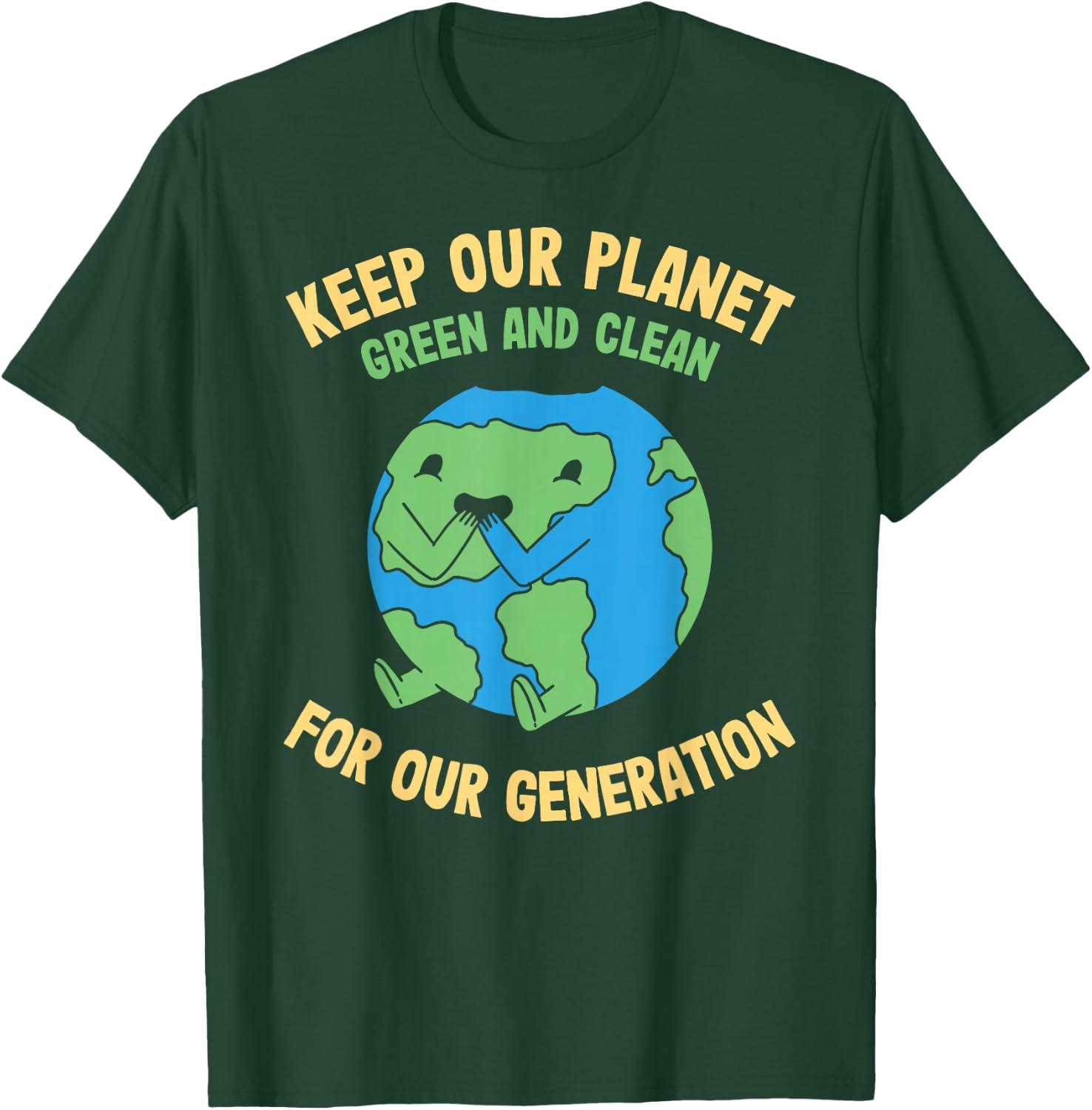 Earth Day Kids Environment Anniversary Decoration T-Shirt - T-Shirt | Forest
