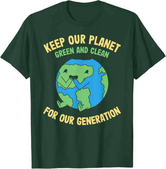 Earth Day Kids Environment Anniversary Decoration T-Shirt - T-Shirt | Forest