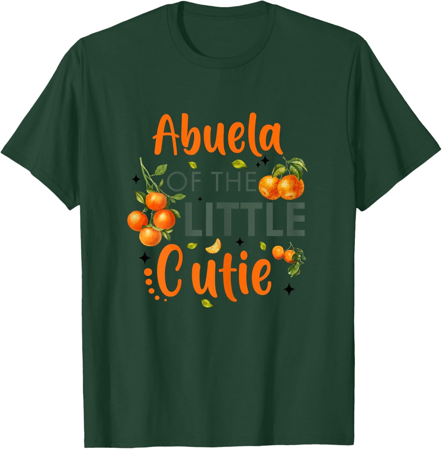 Abuela Of The Little Cutie Orange 1st Birthday Party T-Shirt - T-Shirt | Forest