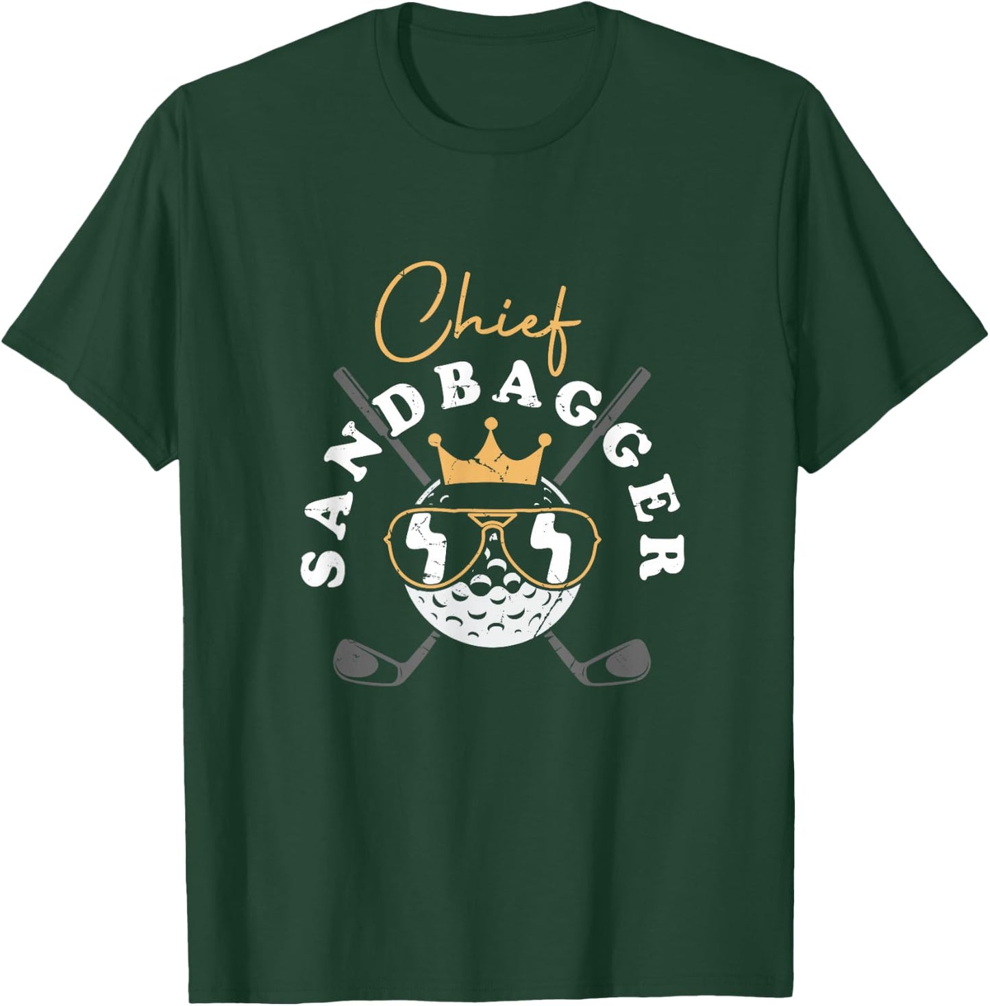 Chief Sandbagger Artwork For A Golf Player T-Shirt - T-Shirt | Forest