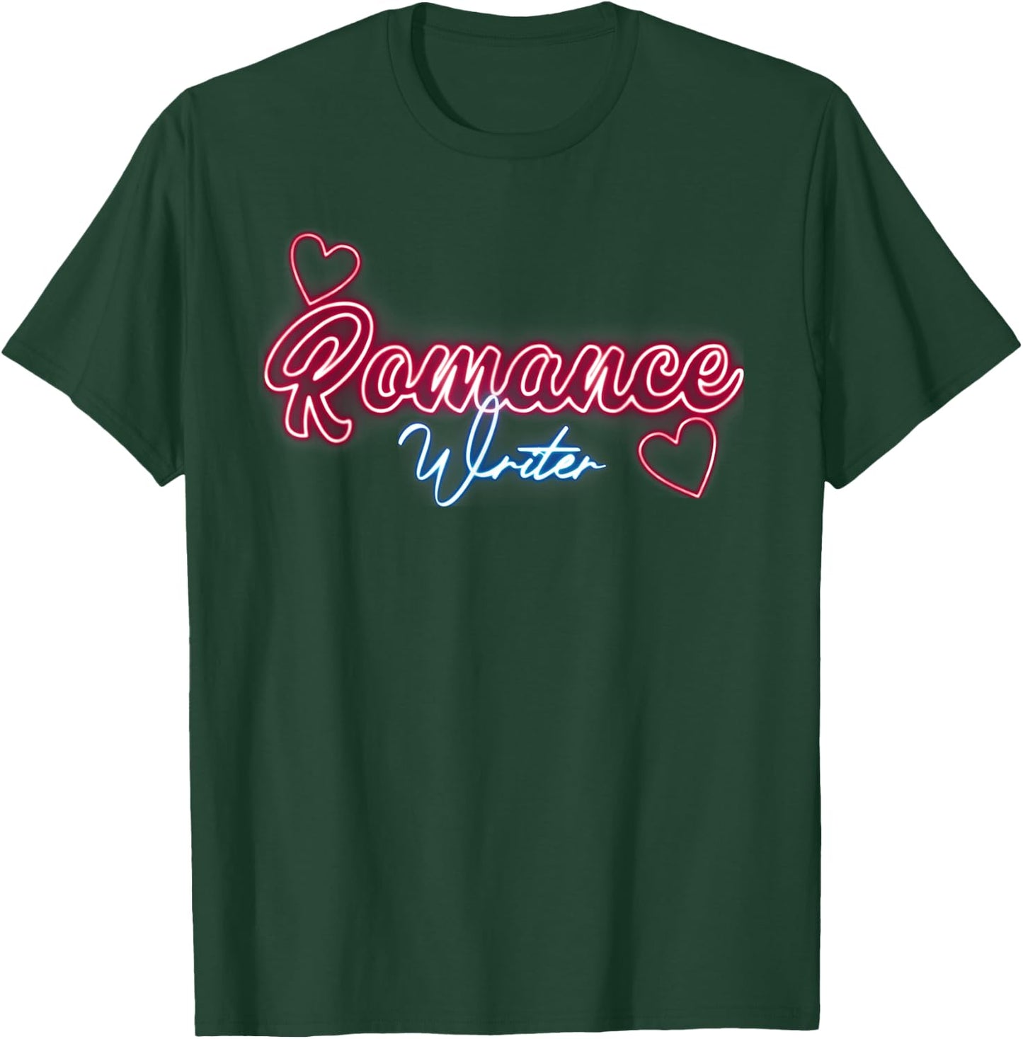 Romance Writer Book Author Literary Novelist Writing Genre T-Shirt - T-Shirt | Forest