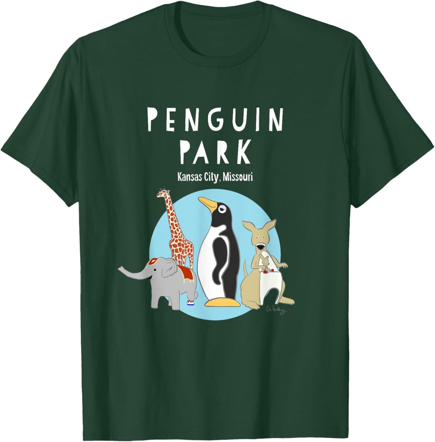 Penguin Park T-Shirt - T-Shirt | Forest
