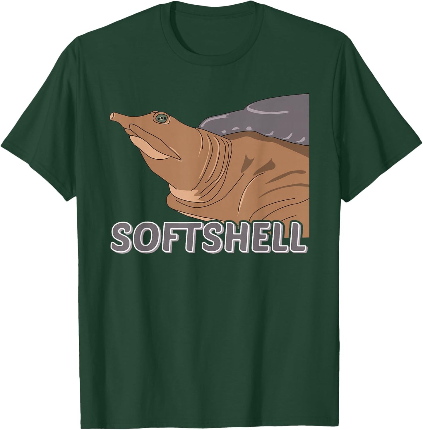 Softshell Turtle Apalone Trionyx Pelodiscus Softshell T-Shirt - T-Shirt | Forest