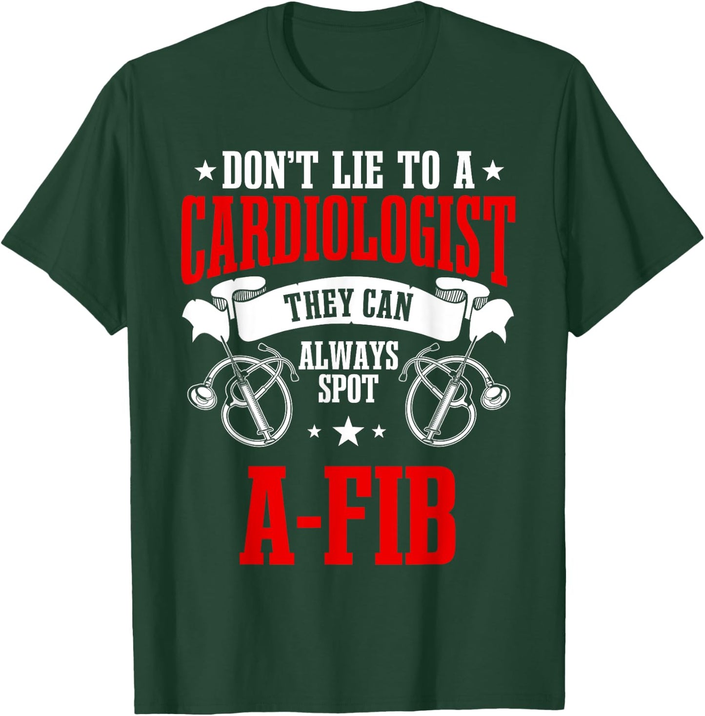 Cardiologist Cardiac Surgeon Physician T-Shirt - T-Shirt | Forest