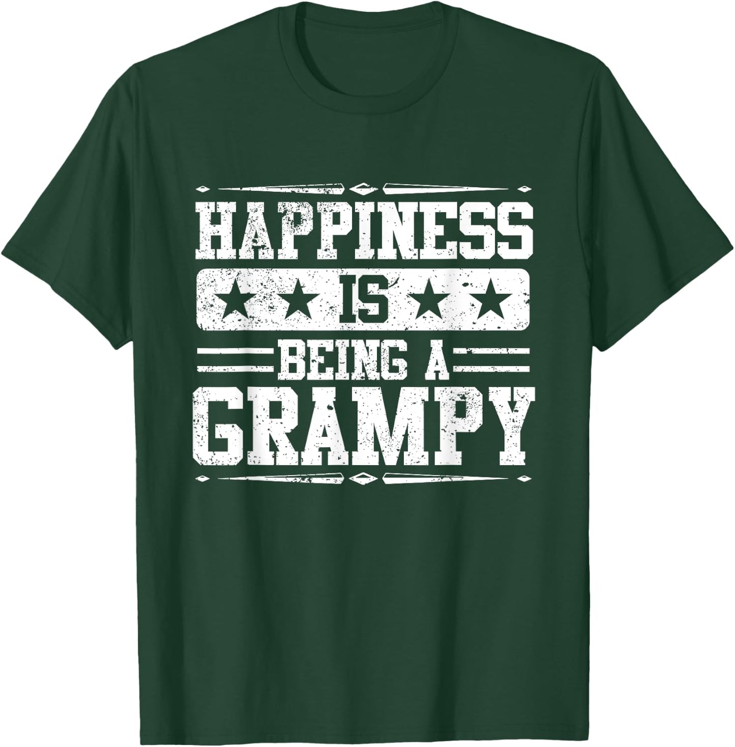 Happiness Is Being A Grampy Shirt Grandpa Father's Day T-Shirt - T-Shirt | Forest