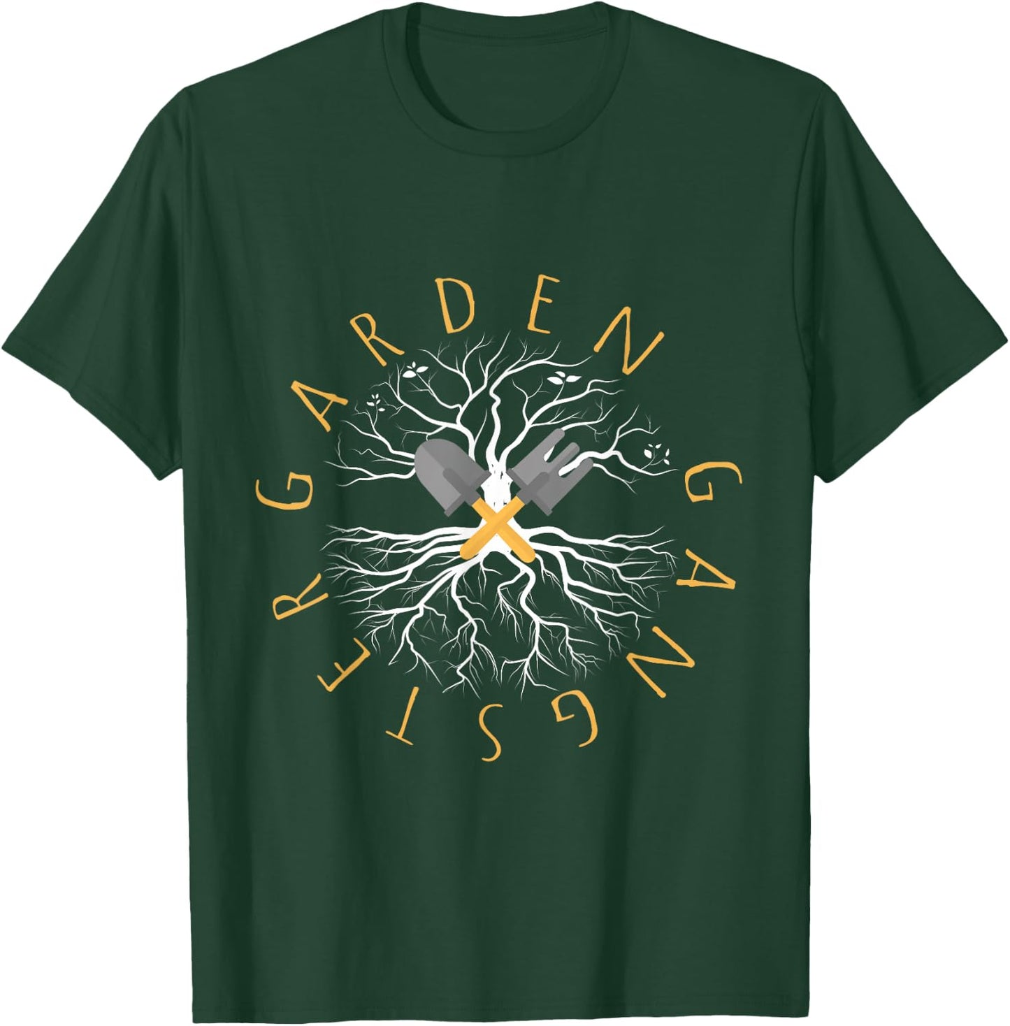 Garden Gangster Funny Gardening Tools Plant Lovers Botanical T-Shirt - T-Shirt | Forest