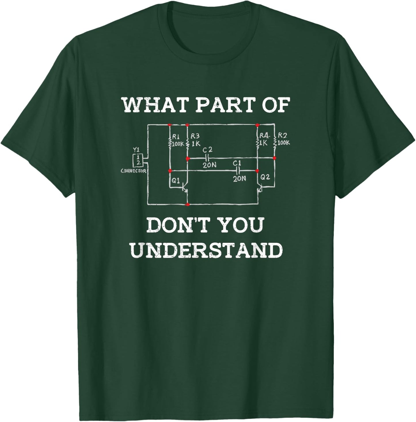 Electrical Engineer Gifts - Circuit Board Nerd T-Shirt - T-Shirt | Forest