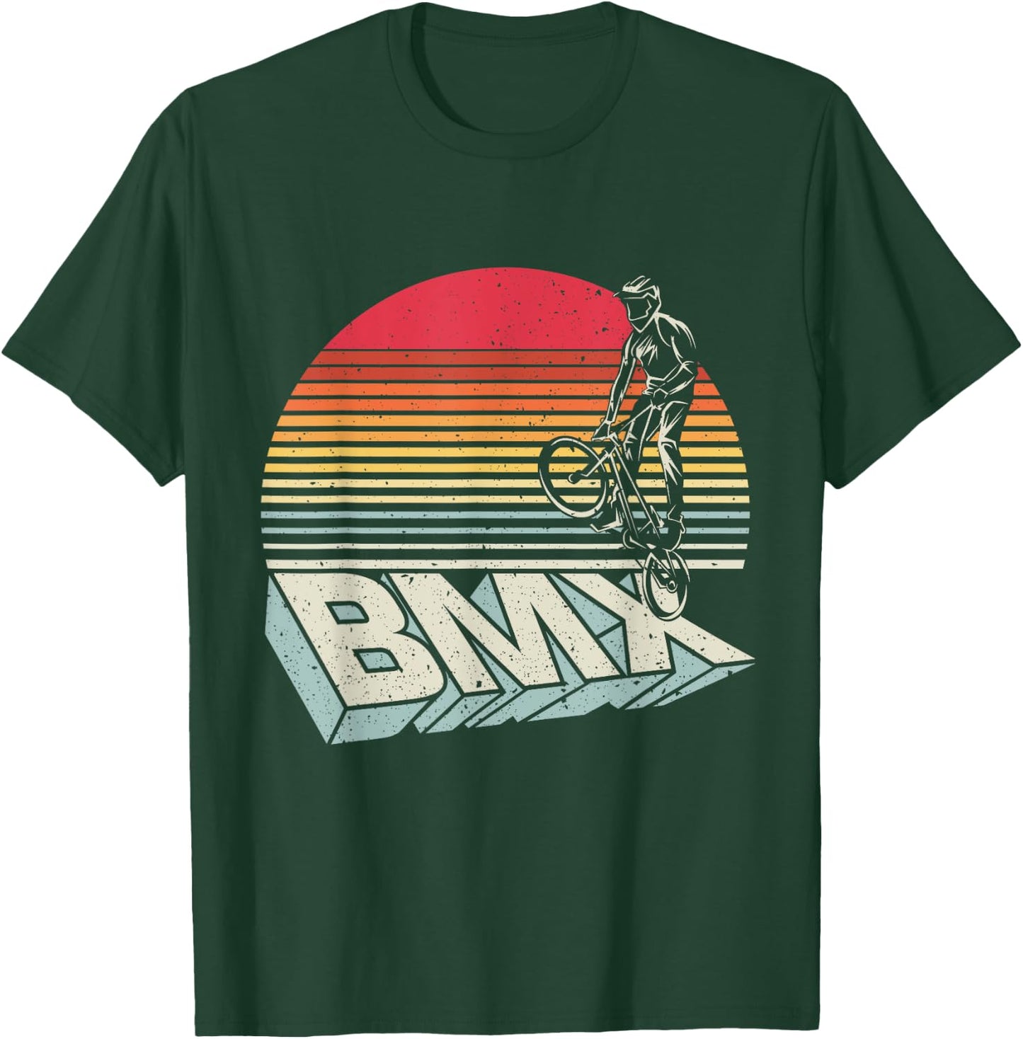 BMX Vintage Bike Fans Kids Gift - BMX Freestyle T-Shirt - T-Shirt | Forest