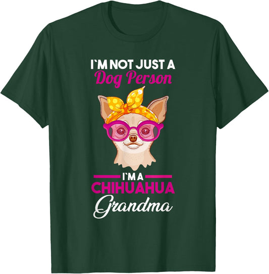 Dog Grandmother Chihuahua Grandma Women T-Shirt - T-Shirt | Forest