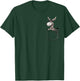 Quirky Wildlife Skizzenmonster Fun Bored Stubborn Donkey in Pocket - Men's Black Cartoon Animal Casual - Small T-Shirt - T-Shirt | Forest