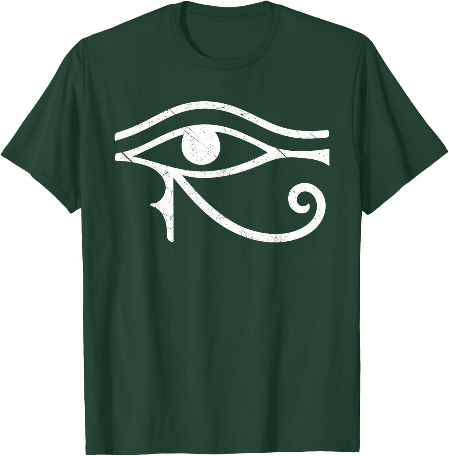 Funny Scary Eye Of Horus All Seeing Triangle Esoteric T-Shirt - T-Shirt | Forest