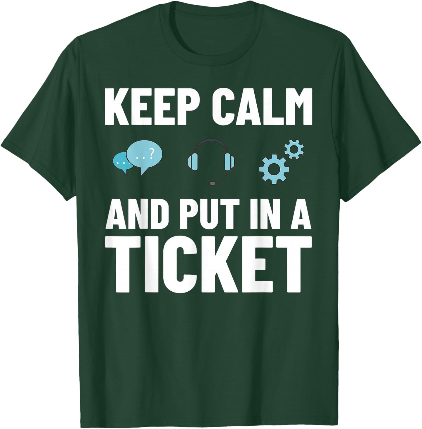 Tech Support IT Technical Engineer Helpdesk T-Shirt - T-Shirt | Forest
