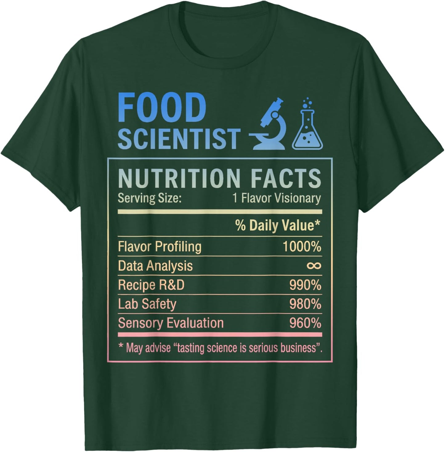 Food Scientist T-Shirt - T-Shirt | Forest