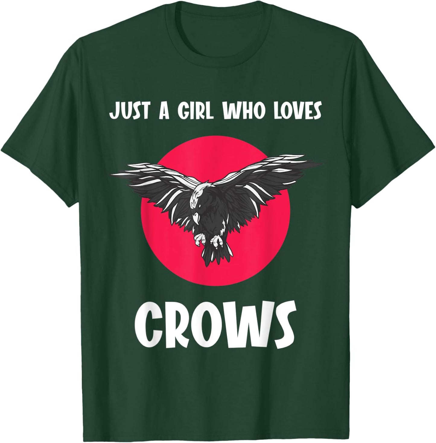 Crows Raven Ravens Bird Black Crow T-Shirt - T-Shirt | Forest
