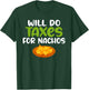 Will do Taxes for Nachos Tax Bookkeeper funny Accounting T-Shirt - T-Shirt | Forest