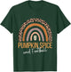 Pumpkin Spice and Football Boho Fall T-Shirt - T-Shirt | Forest
