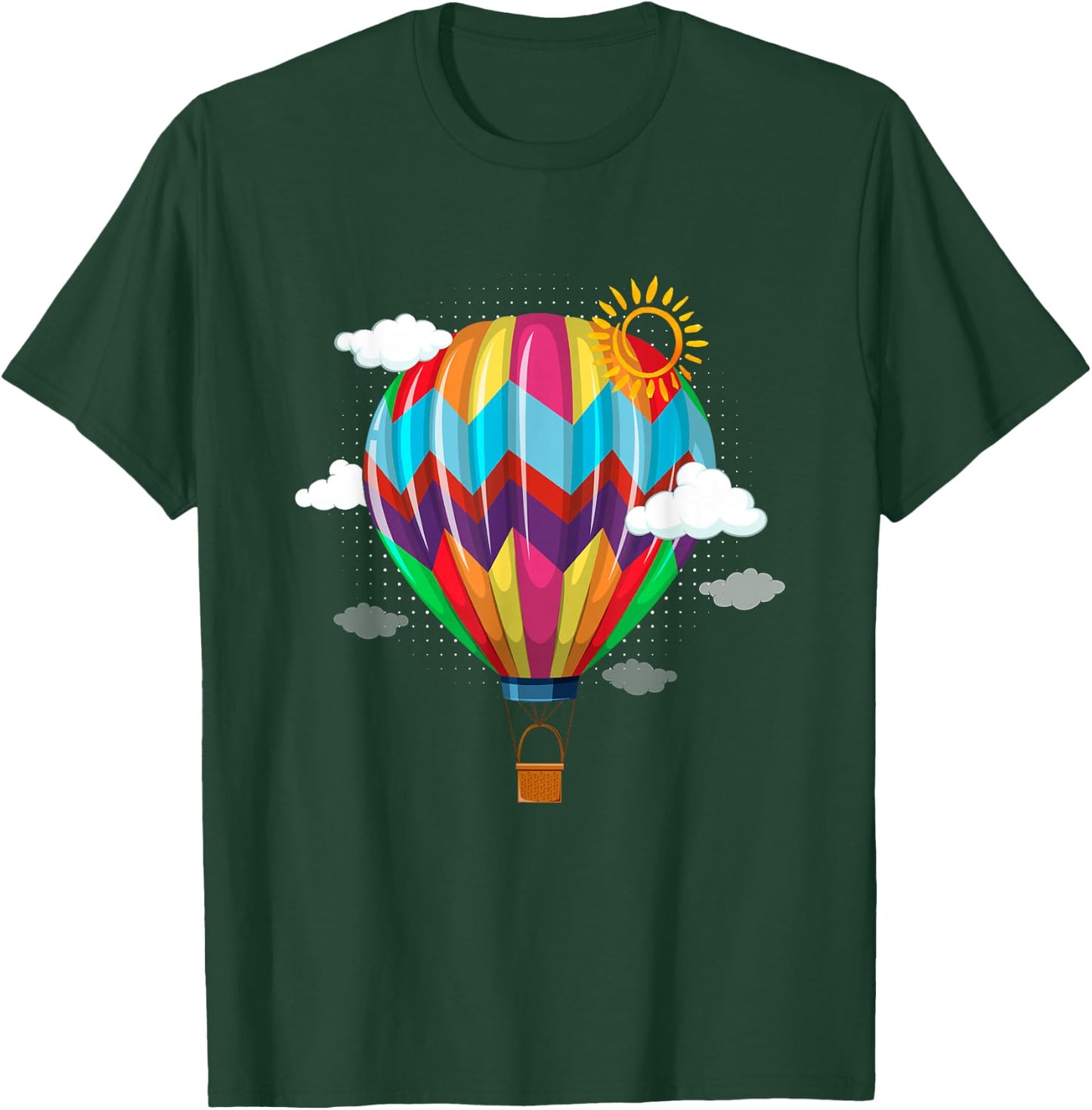 Retro Hot Air Balloon The Perfect Hot Air Balloon Pilot T-Shirt - T-Shirt | Forest