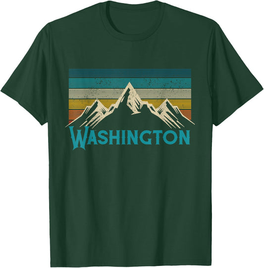 Washington Vintage Souvenir T-Shirt - T-Shirt | Forest