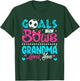 Goals Or Bows Funny Grandma Loves You Gender Reveal Baby T-Shirt - T-Shirt | Forest
