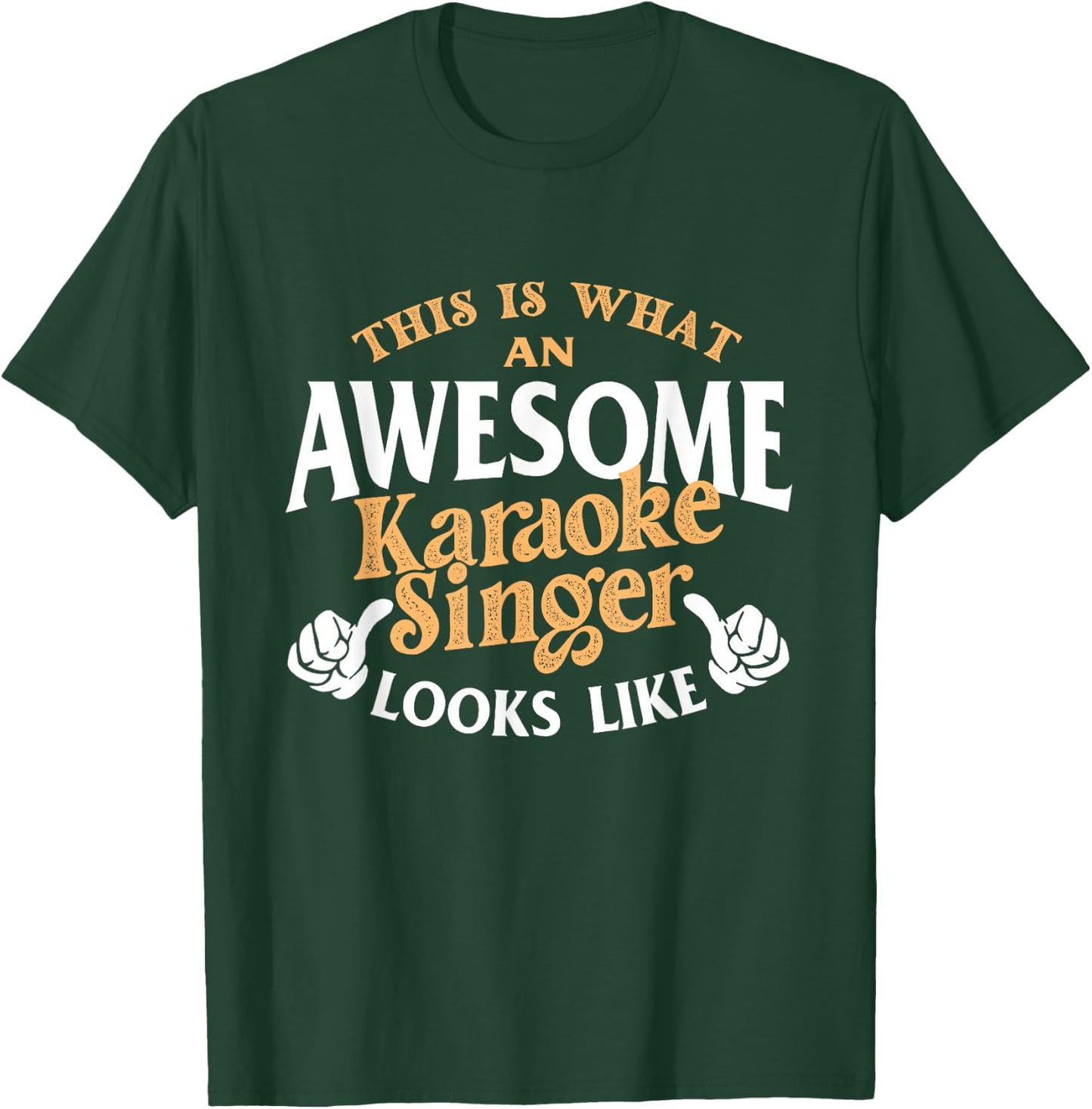 Karaoke Singer - Funny Music Karaoke Party Musician T-Shirt - T-Shirt | Forest