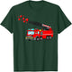 Loads Of Love FireTruck Valentine Day - Firefighter T Shirt T-Shirt - T-Shirt | Forest