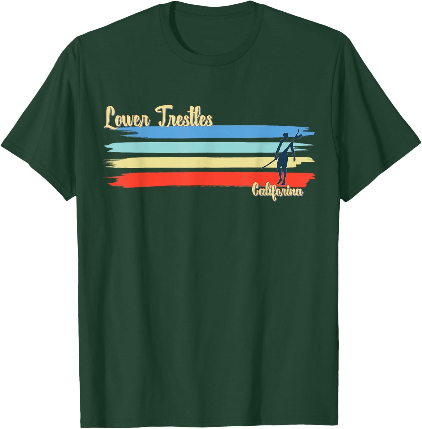 Lower Trestles Beach California Surfing Beach T-Shirt - T-Shirt | Forest