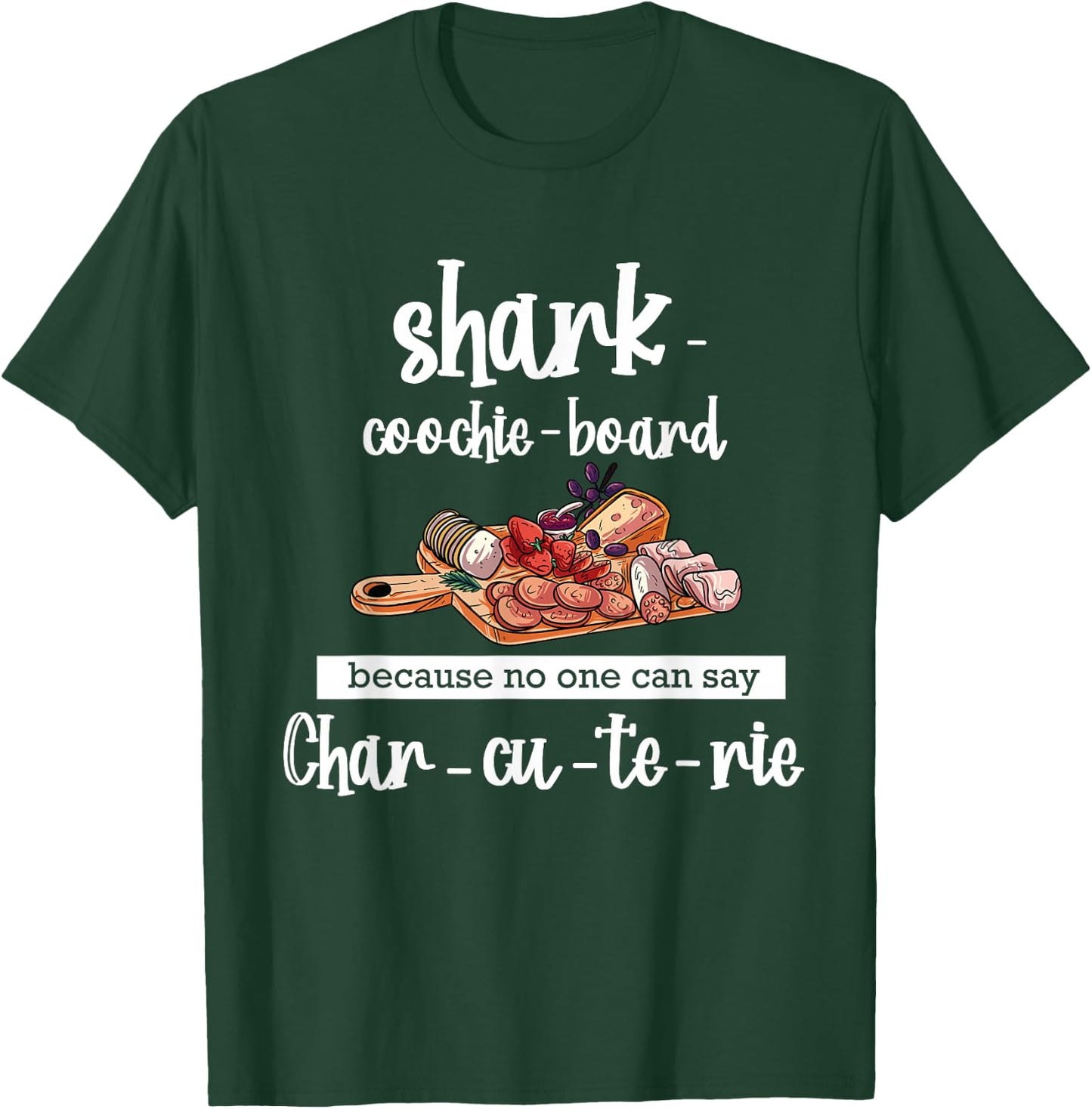 Shark Coochie Board - Funny Sausages T-Shirt - T-Shirt | Forest