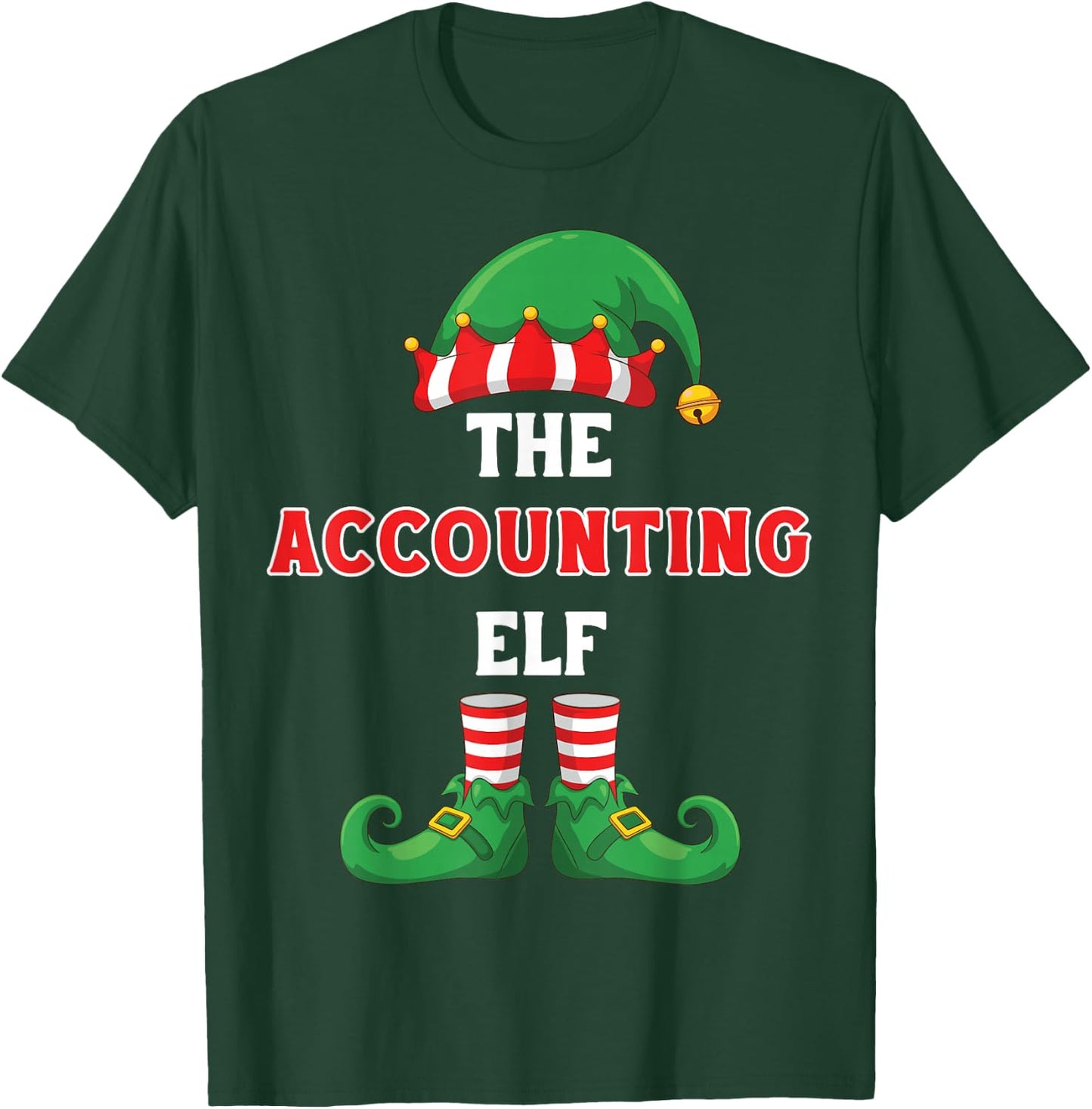 The Accounting Elf Shirt Christmas for Accountant CPA T-Shirt - T-Shirt | Forest