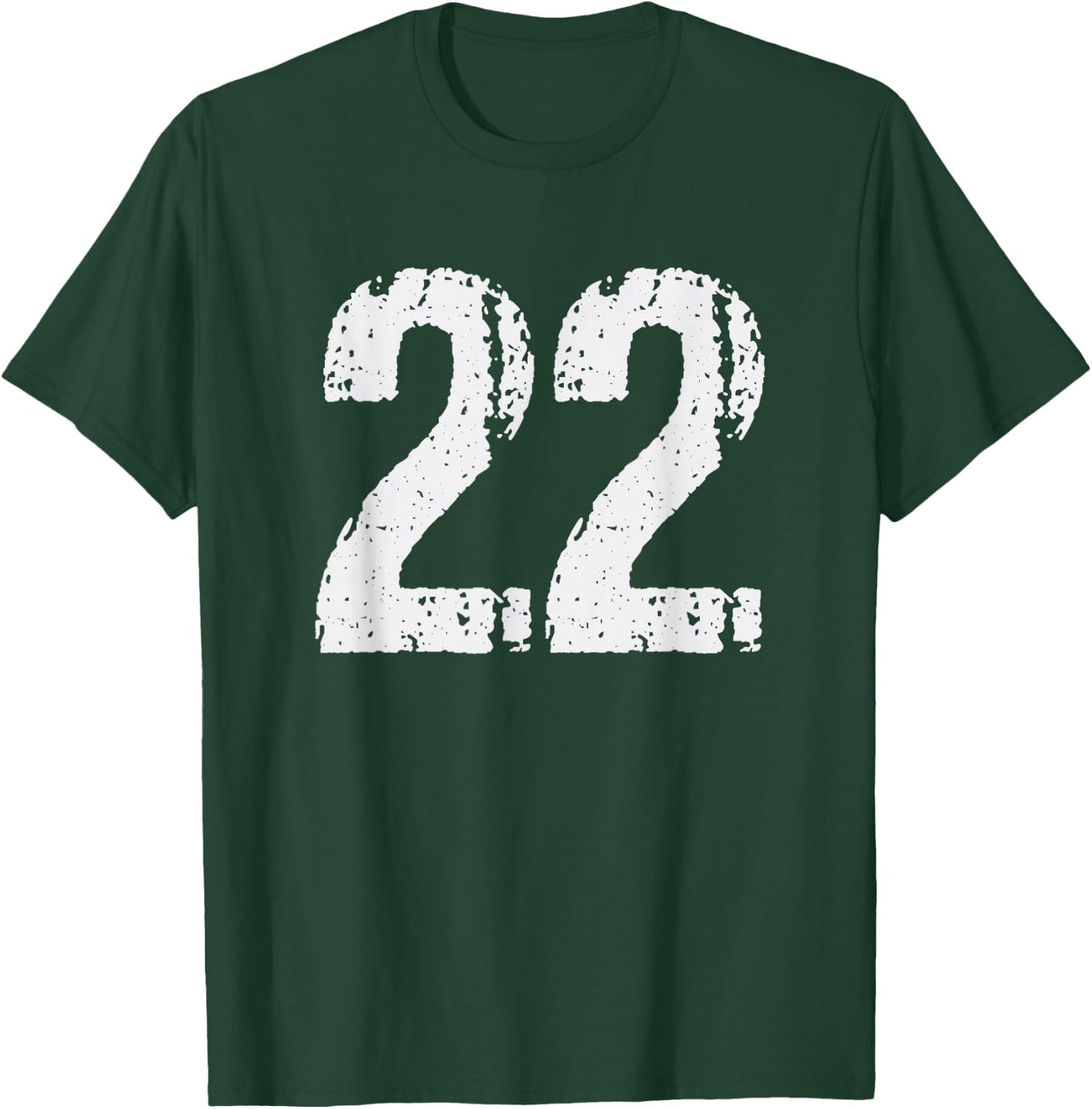 Number #22 Vintage 22nd Birthday Party 22 Years Old T-Shirt - T-Shirt | Forest