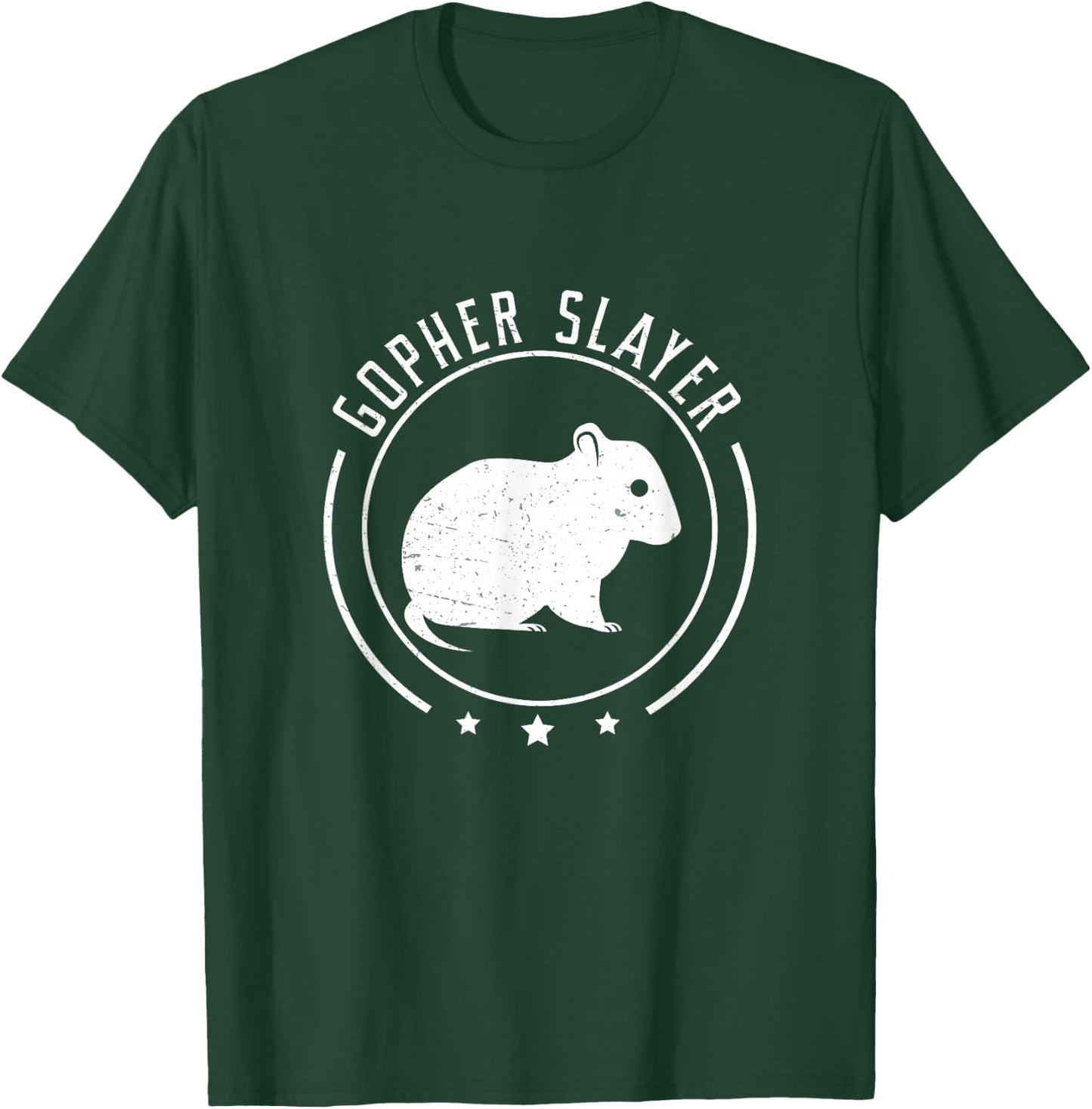 Funny Gopher Slayer For Gopher Rodent Trapping Gopher Hunter T-Shirt - T-Shirt | Forest