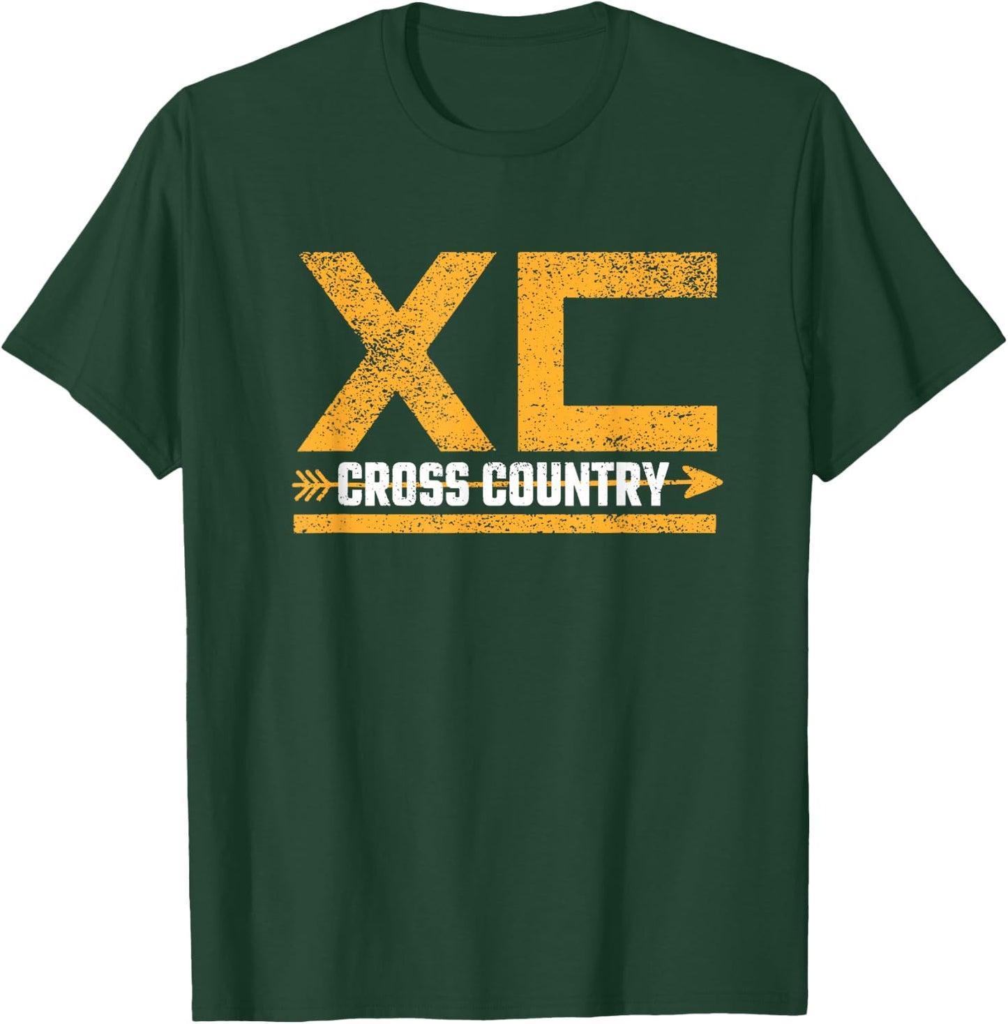 The Cross Country Running Shed Men's Black Cross Country Running T-Shirt - T-Shirt | Forest