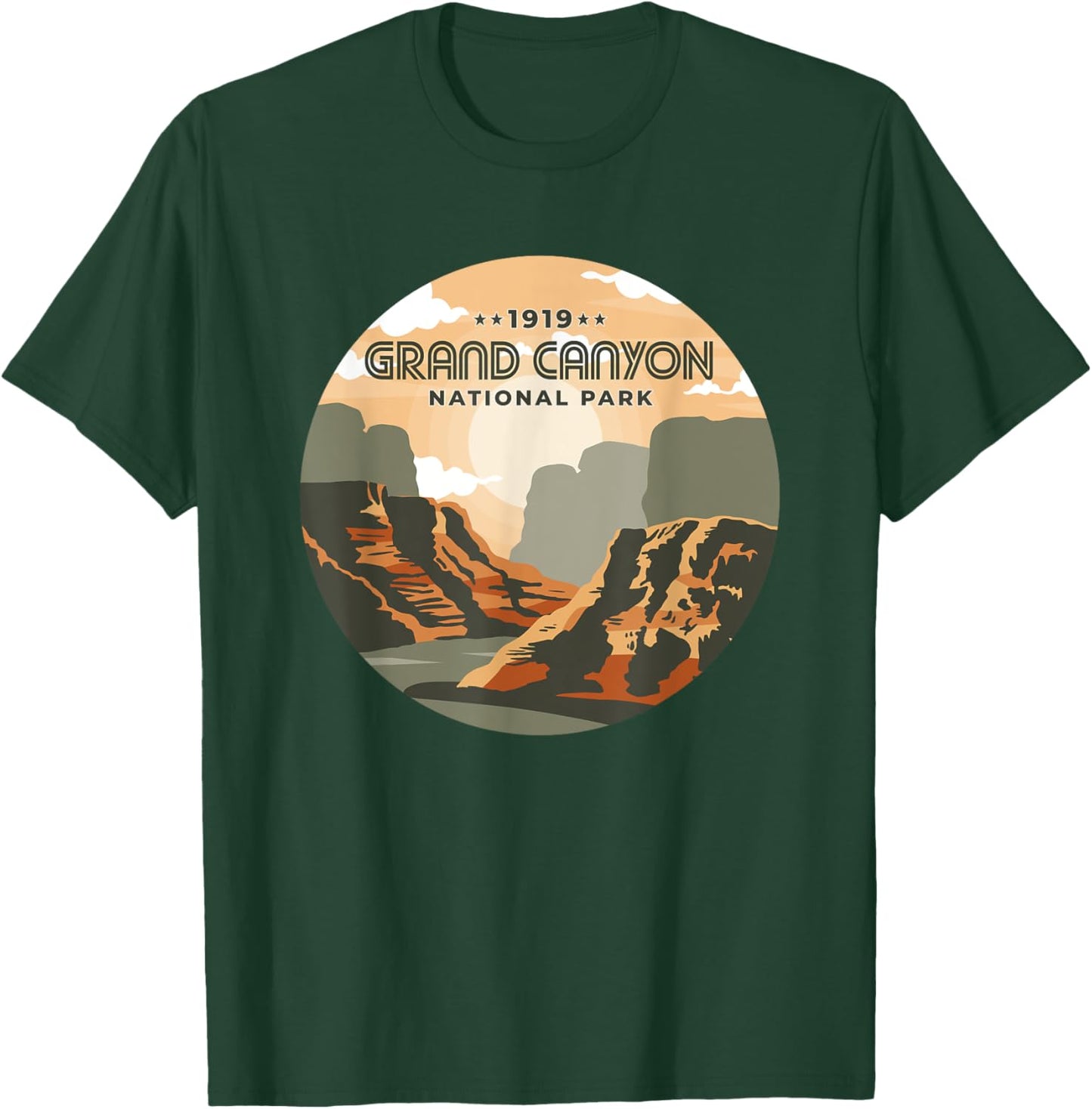 Grand Canyon National Park North Rim Arizona T-Shirt - T-Shirt | Forest