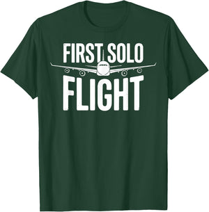First Solo Flight T-Shirt - T-Shirt | Forest