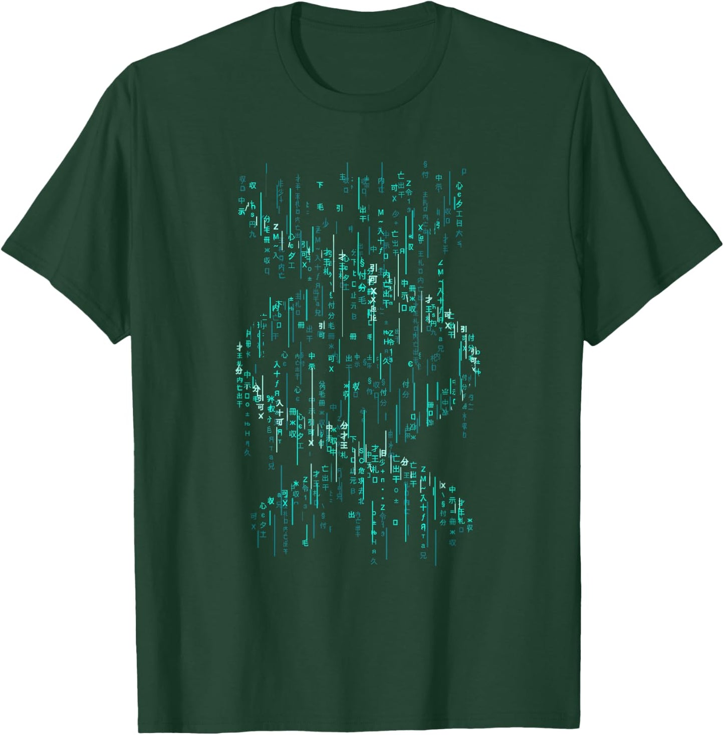 Binary Code DNA Helix Science T-Shirt - T-Shirt | Forest