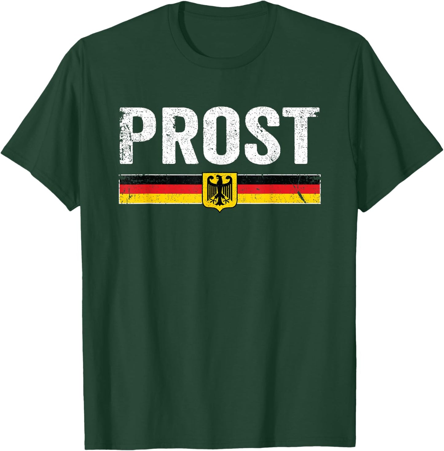 Retro Oktoberfest Shirt Men Women German Flag Prost T-Shirt - T-Shirt | Forest