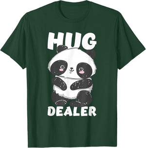 Hug Dealer - Cute Kawaii Panda Bear T-Shirt - T-Shirt | Forest