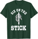 Six On The Stick Horseshoe Pitching Horse Lover Ferrier T-Shirt - T-Shirt | Forest