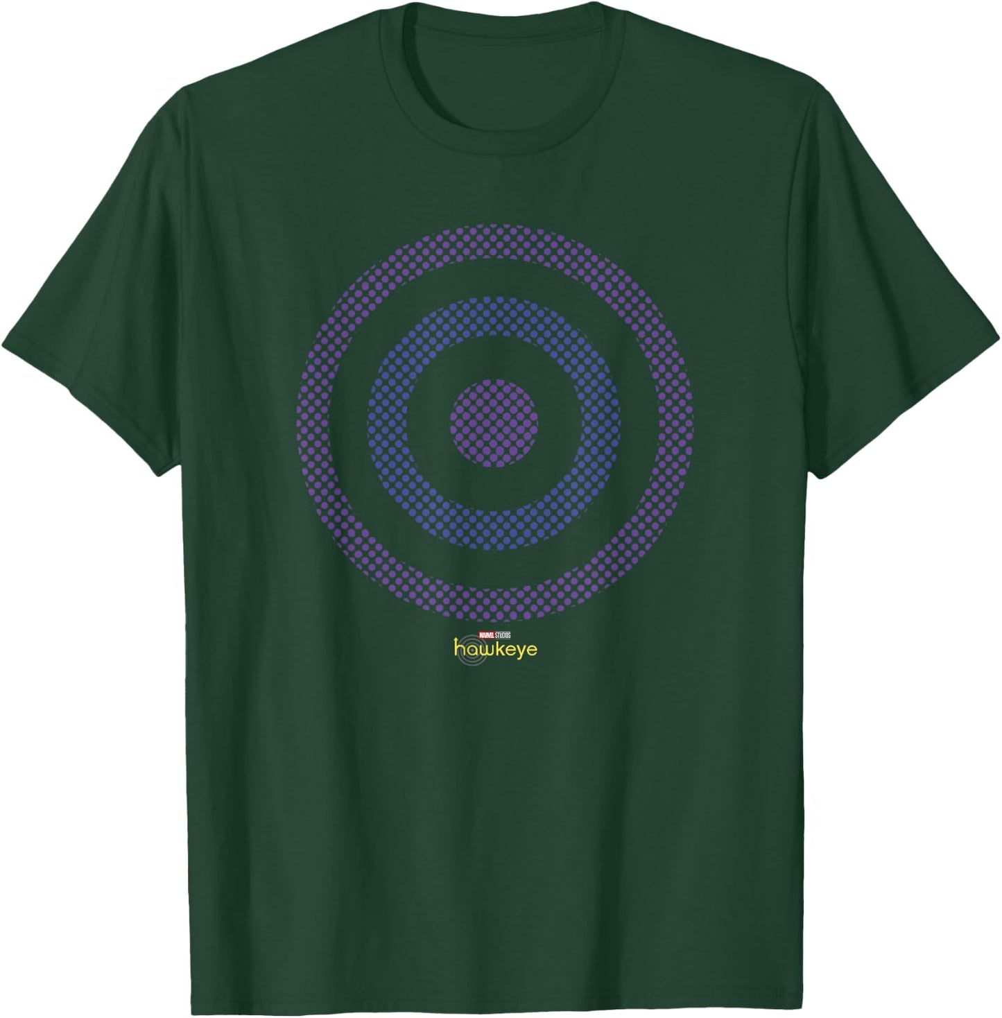Marvel Hawkeye Bullseye Target Logo V2 T-Shirt - T-Shirt | Forest
