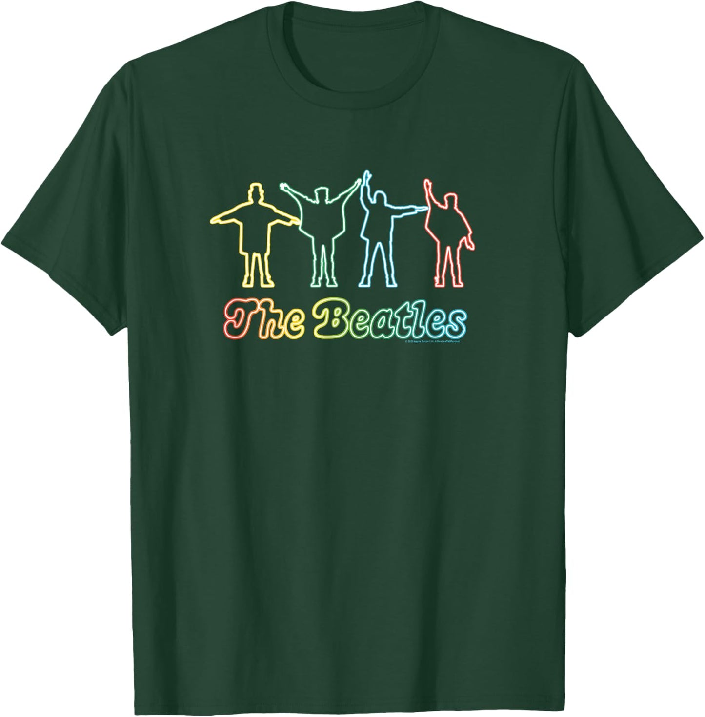 The Beatles - Neon Help T-Shirt - T-Shirt | Forest