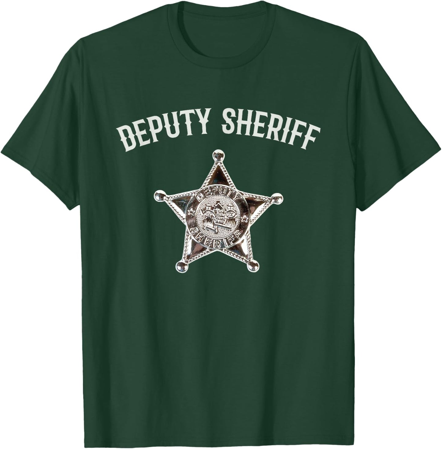 Funny Deputy Sheriff Halloween Costume Kids T-Shirt - T-Shirt | Forest