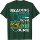 Reading Gives Us Someplace To Go Book Lover Teacher Bookworm Men Women Kids T-Shirt - T-Shirt | Forest