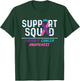 Thyroid Cancer Support Squad, Friend Family Awareness Ribbon T-Shirt - T-Shirt | Forest