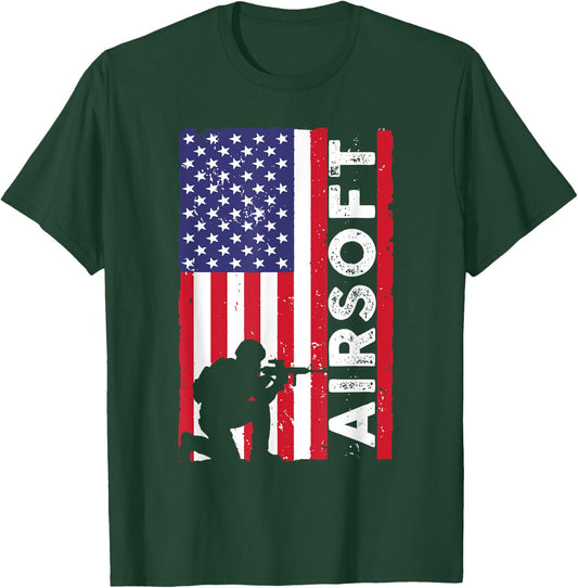 Cute Airsoft Art Women Kids Airsoft Player Airsofter T-Shirt - T-Shirt | Forest