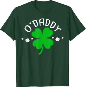 St Patricks Day Pregnancy Announcement Matching Couple T-Shirt - T-Shirt | Forest