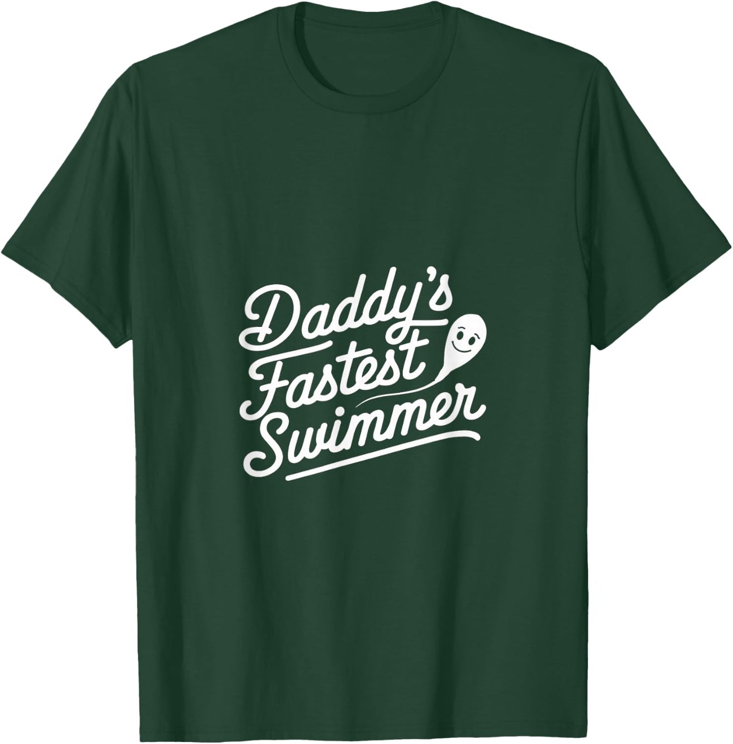 Daddy's Fastest Swimmer Child Toddler Baby T-Shirt - T-Shirt | Forest