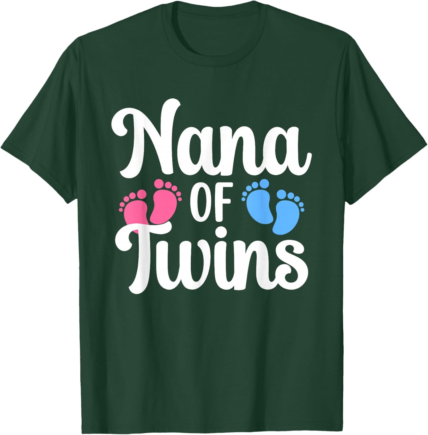 Nana of Twins Proud Twin Nana Grandma T-Shirt - T-Shirt | Forest