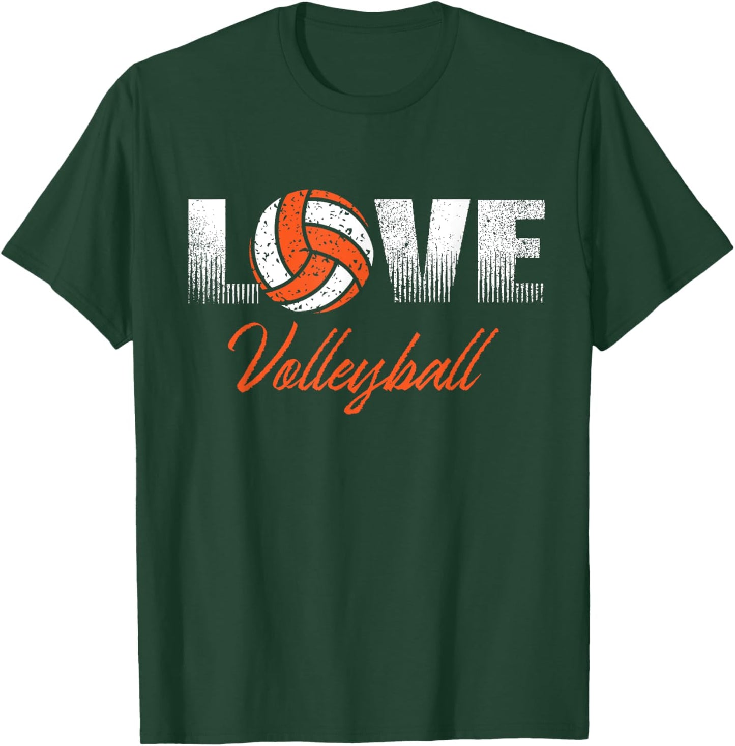 Orange Volleyball Team or Player Gift T-Shirt - T-Shirt | Forest
